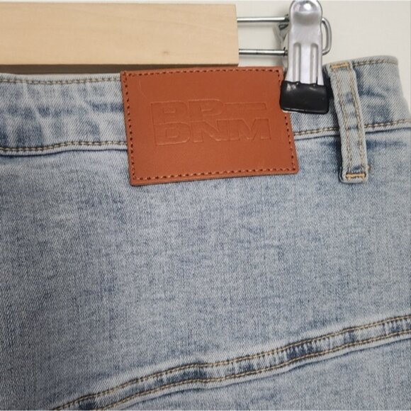 Princess Polly Alaskan  Blue High Waisted Front Slit Midi  Skirt Size 8 - Picture 3 of 5